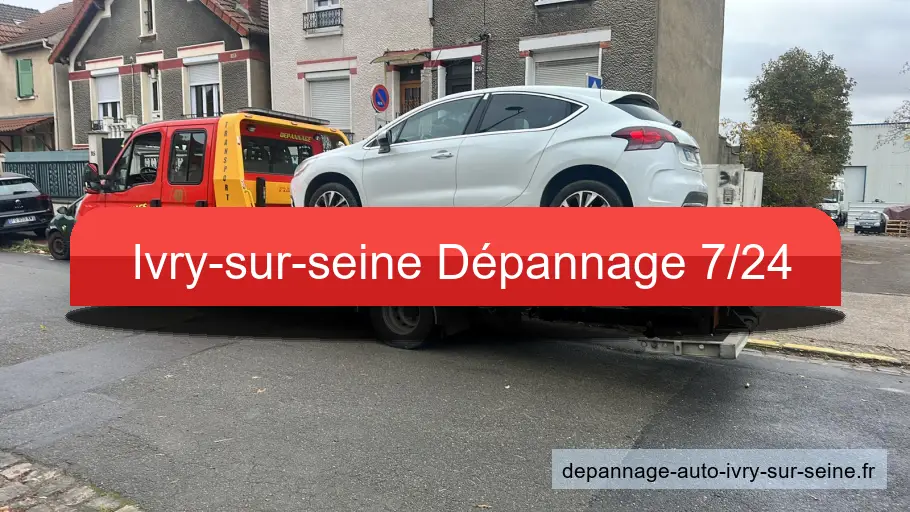 Dépannage remorquage Ivry-sur-seine 94200